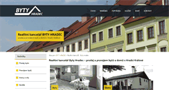 Desktop Screenshot of bytyhradec.cz